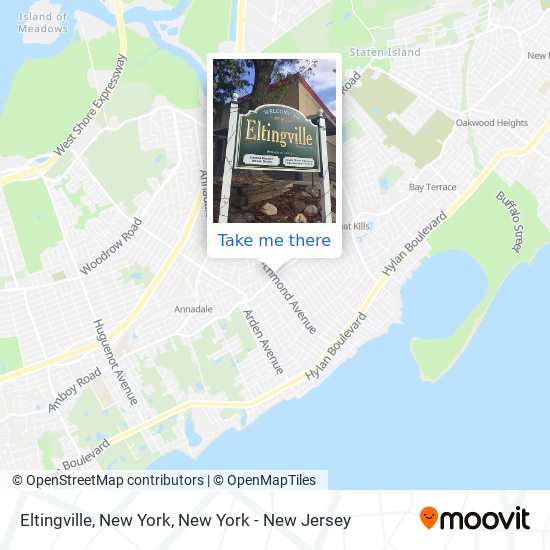 Eltingville, New York map