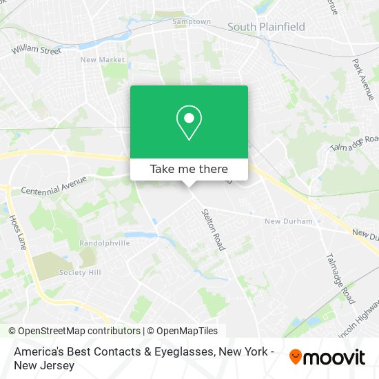America's Best Contacts & Eyeglasses map