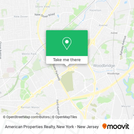 American Properties Realty map