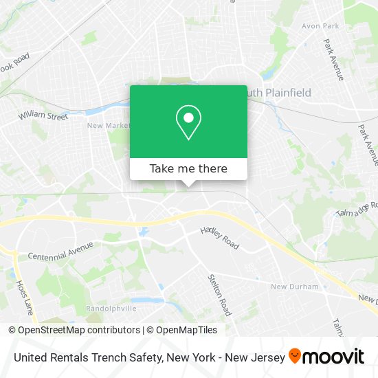 Mapa de United Rentals Trench Safety