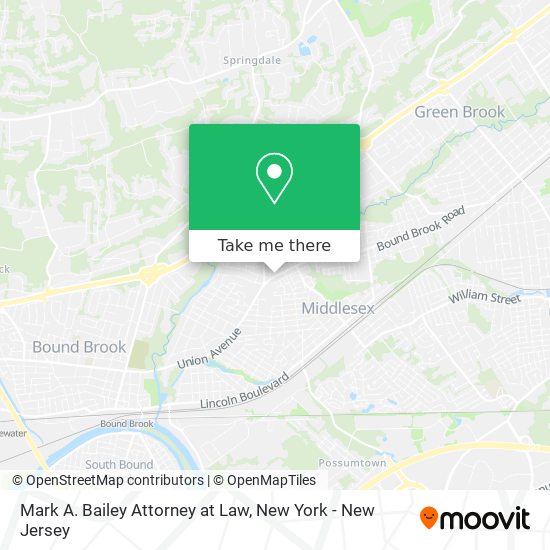 Mark A. Bailey Attorney at Law map