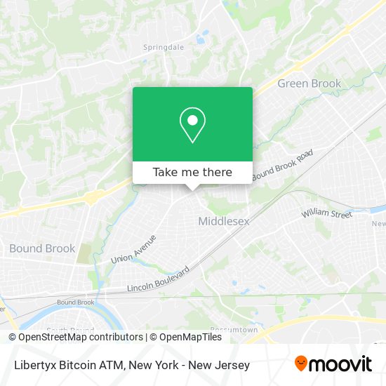 Mapa de Libertyx Bitcoin ATM