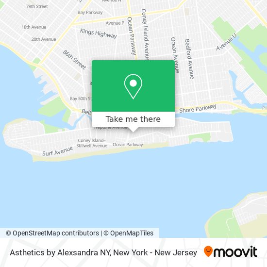 Asthetics by Alexsandra NY map
