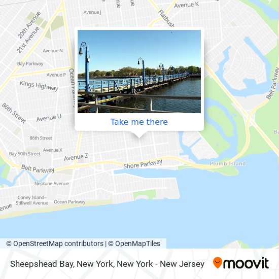 Mapa de Sheepshead Bay, New York