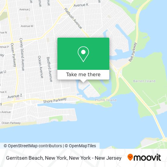 Gerritsen Beach, New York map