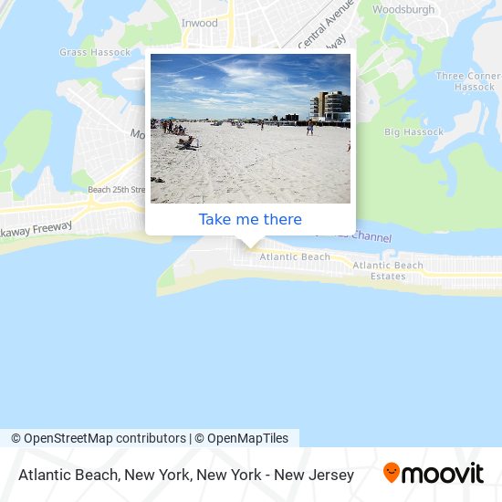 Mapa de Atlantic Beach, New York