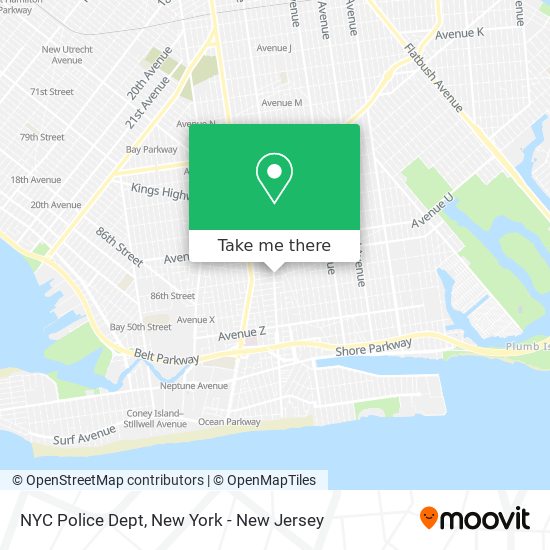 NYC Police Dept map