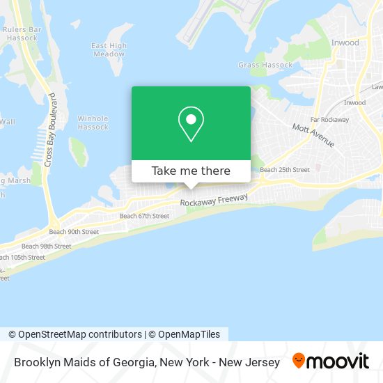 Mapa de Brooklyn Maids of Georgia