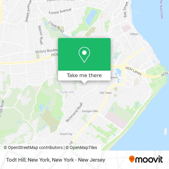 Todt Hill, New York map