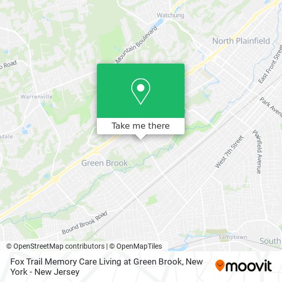 Mapa de Fox Trail Memory Care Living at Green Brook