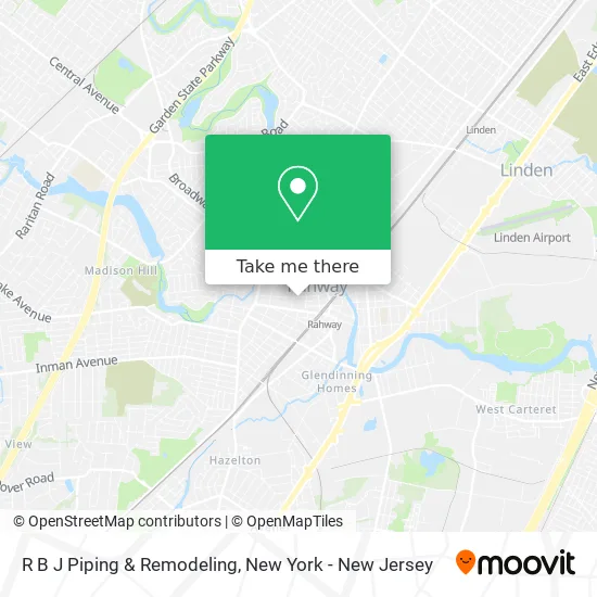 R B J Piping & Remodeling map