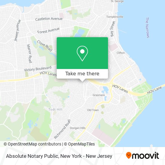 Absolute Notary Public map