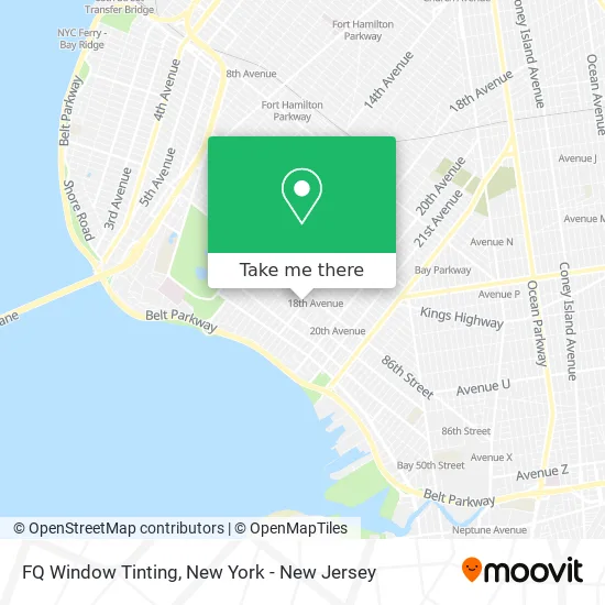 FQ Window Tinting map