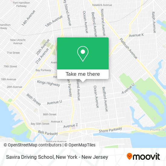 Mapa de Savira Driving School