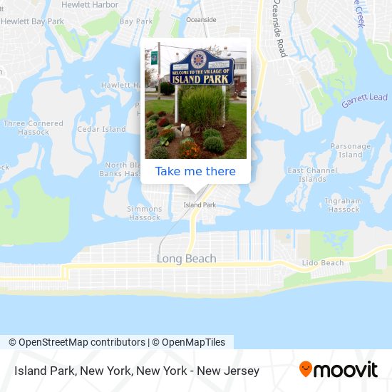 Mapa de Island Park, New York