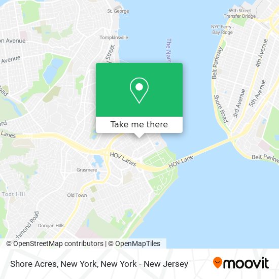 Mapa de Shore Acres, New York