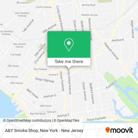 Mapa de A&Y Smoke Shop