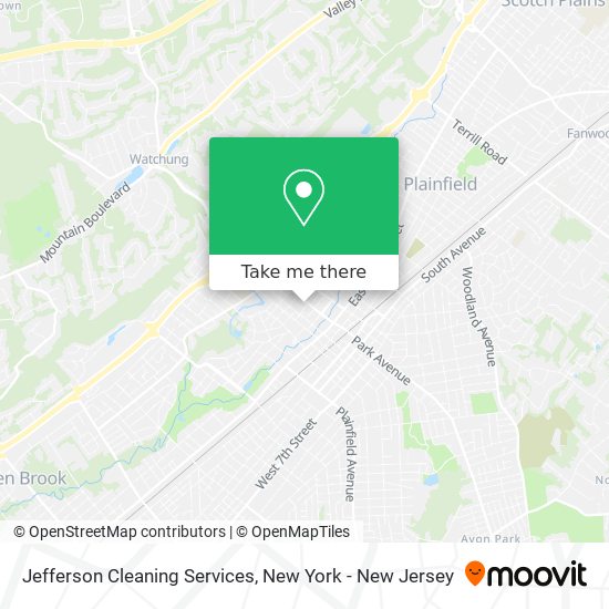 Mapa de Jefferson Cleaning Services