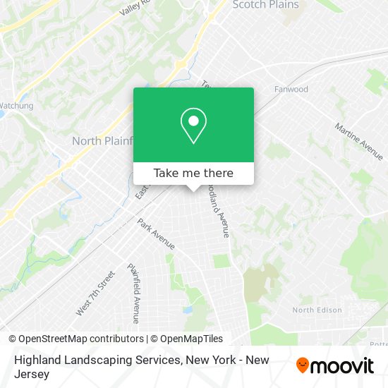 Highland Landscaping Services map