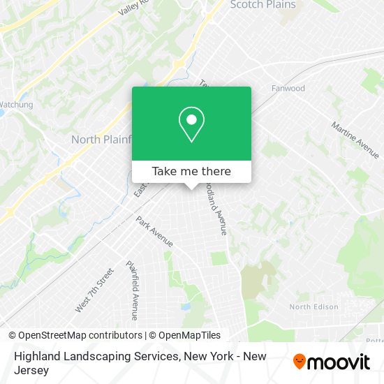 Mapa de Highland Landscaping Services