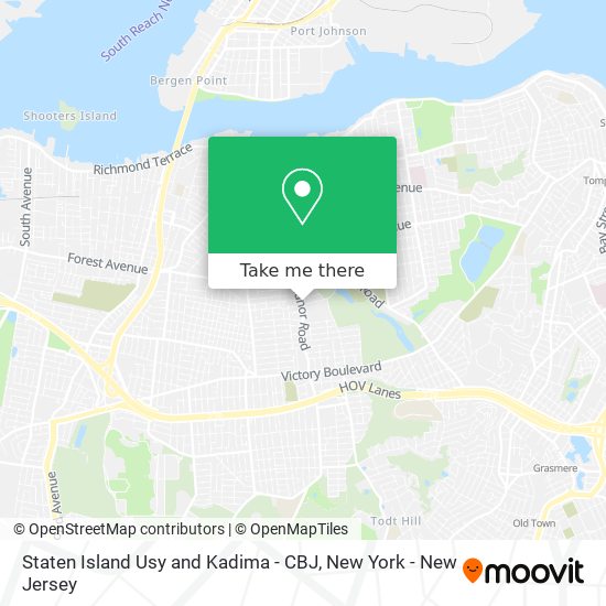 Staten Island Usy and Kadima - CBJ map