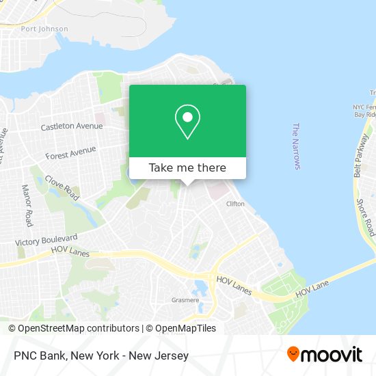 PNC Bank map