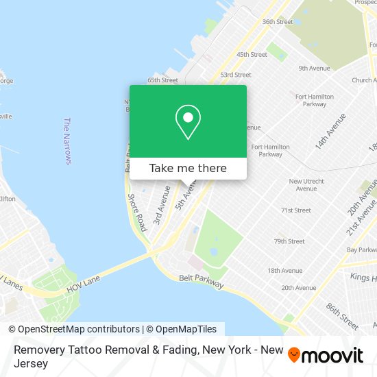 Mapa de Removery Tattoo Removal & Fading