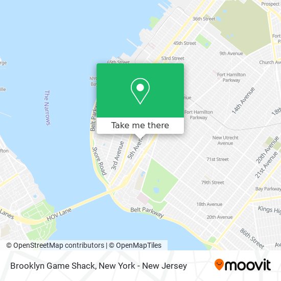 Mapa de Brooklyn Game Shack