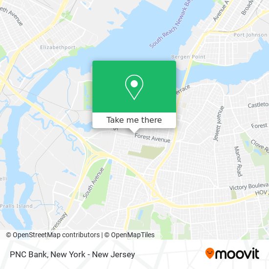 PNC Bank map