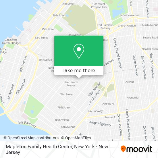 Mapa de Mapleton Family Health Center