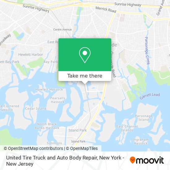 Mapa de United Tire Truck and Auto Body Repair