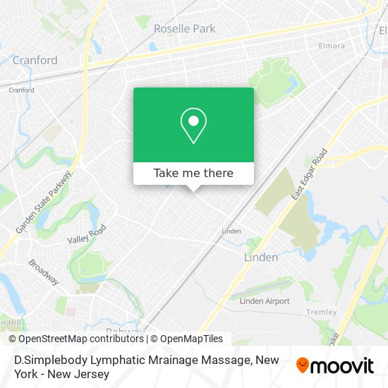 D.Simplebody Lymphatic Mrainage Massage map