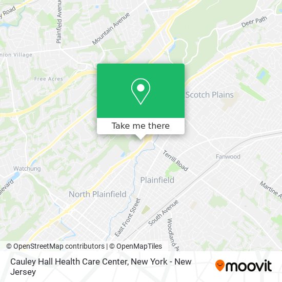 Mapa de Cauley Hall Health Care Center