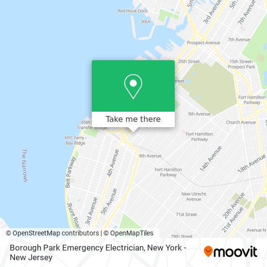 Borough Park Emergency Electrician map