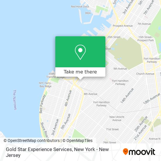 Gold Star Experience Services map