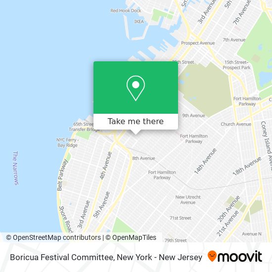 Boricua Festival Committee map