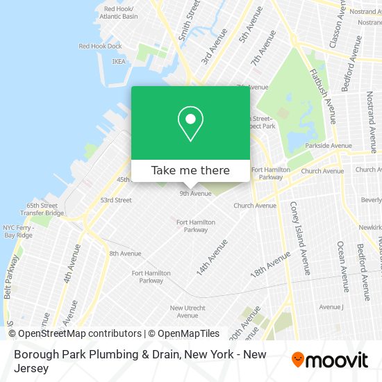 Borough Park Plumbing & Drain map
