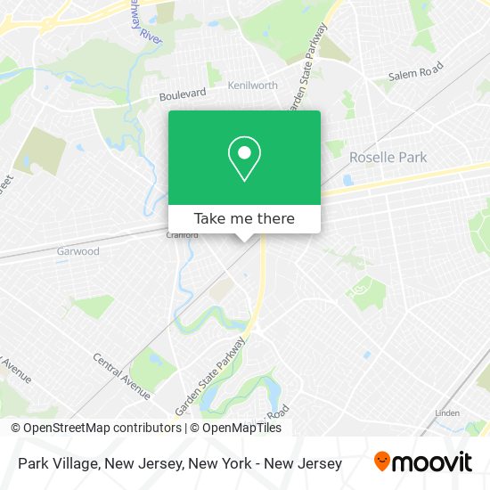 Mapa de Park Village, New Jersey