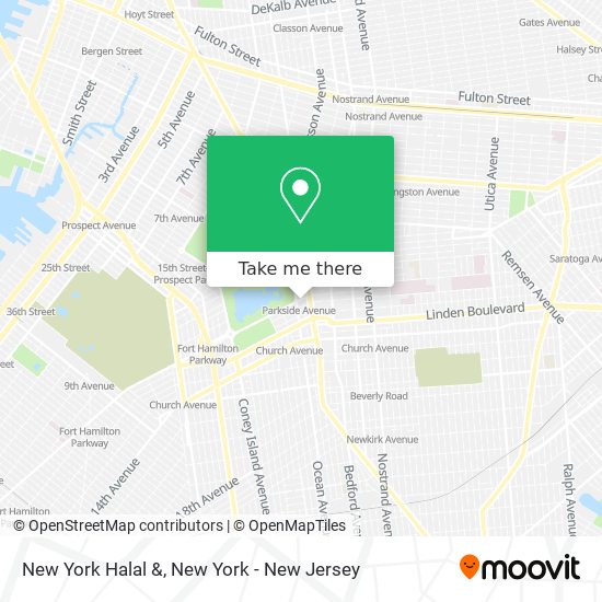 New York Halal & map