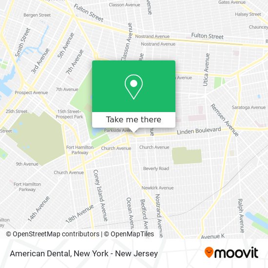 Mapa de American Dental