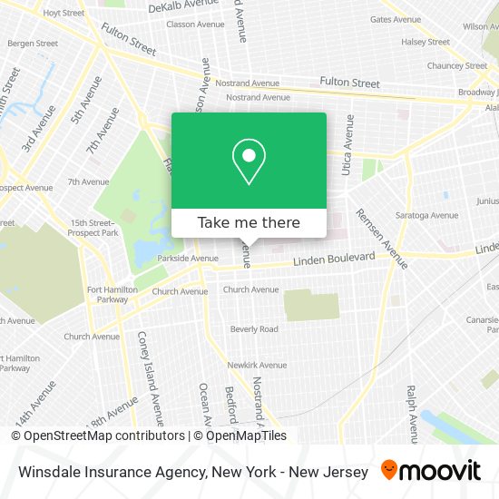 Mapa de Winsdale Insurance Agency