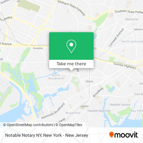 Mapa de Notable Notary NY