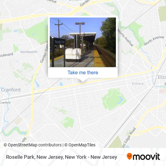 Mapa de Roselle Park, New Jersey