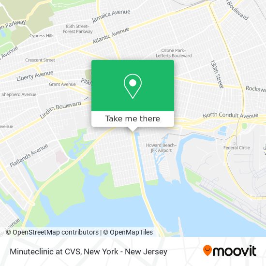 Minuteclinic at CVS map