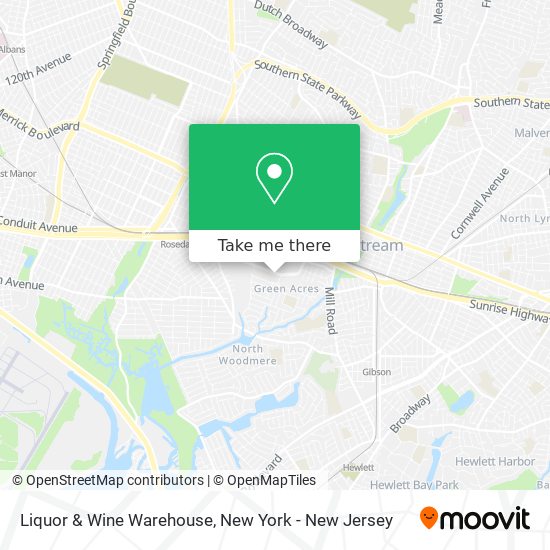 Liquor & Wine Warehouse map