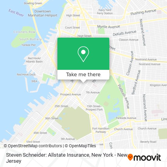 Steven Schneider: Allstate Insurance map