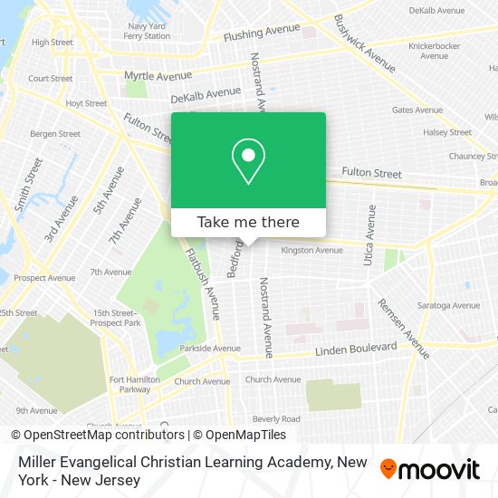 Mapa de Miller Evangelical Christian Learning Academy