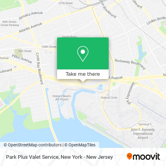 Mapa de Park Plus Valet Service