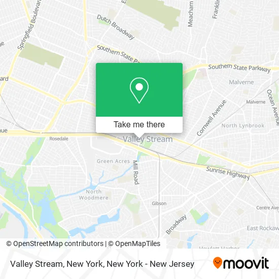Valley Stream, New York map