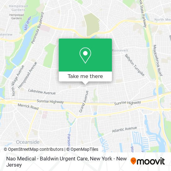 Nao Medical - Baldwin Urgent Care map